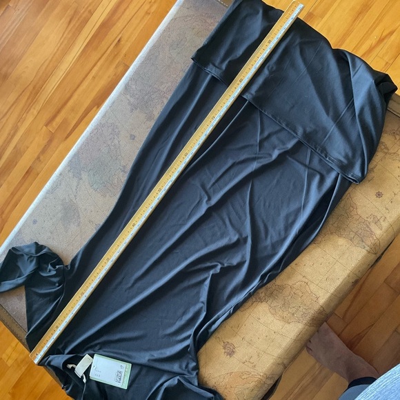 H&M NWT Black Mock Neck Long Sleeve Dress - Picture 8 of 8